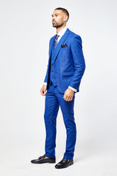 Rover Blue Men's Three Piece Suit
